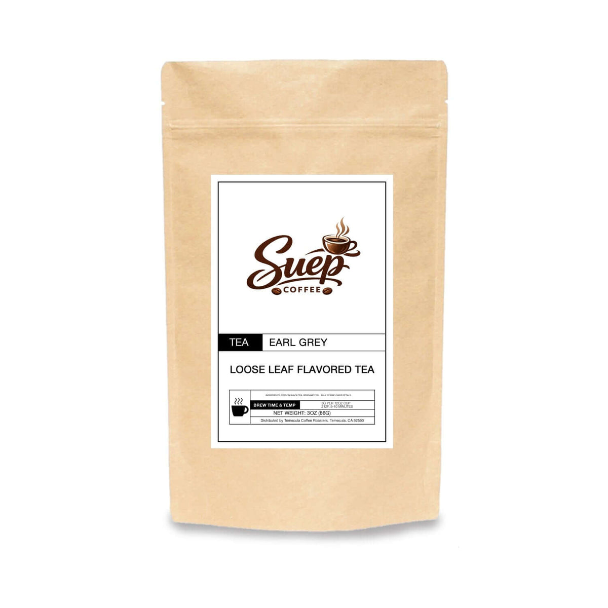 Earl Grey Tea with Natural Bergamot Citrus Flavor premium black tea